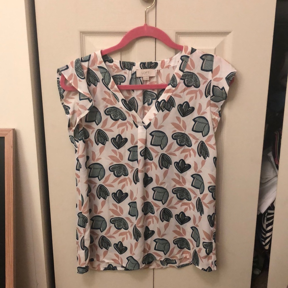 Loft xs blouse top